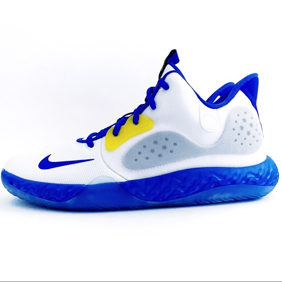 Nike Shoes | Nike Kevin Durant KD Trey 5 VIII Sneakers | Color: Blue/Yellow | Size: 7b | Goddessofposh's Closet